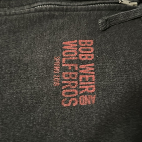 Large Bob Weir and the Wolf Bros zip up hoodie Grateful Dead - Picture 2 of 4